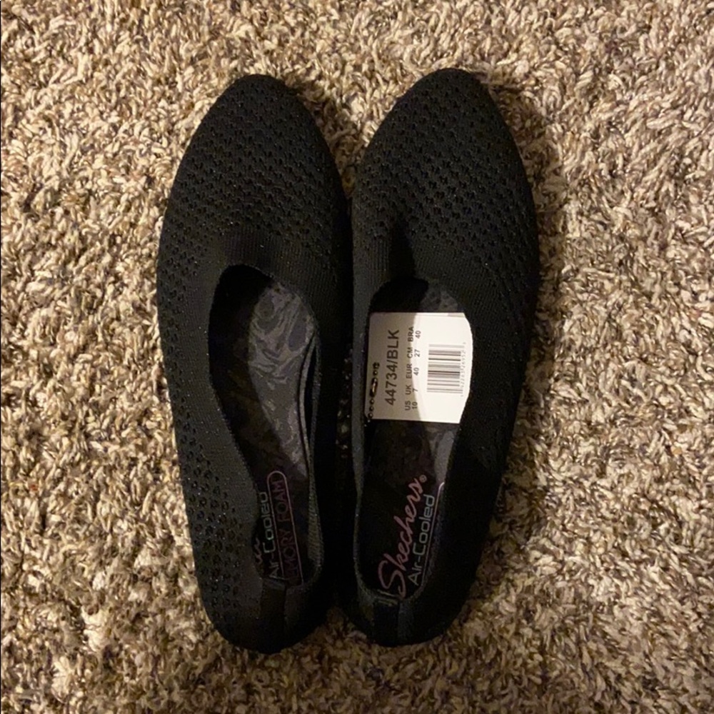 Size 10 Black Flats